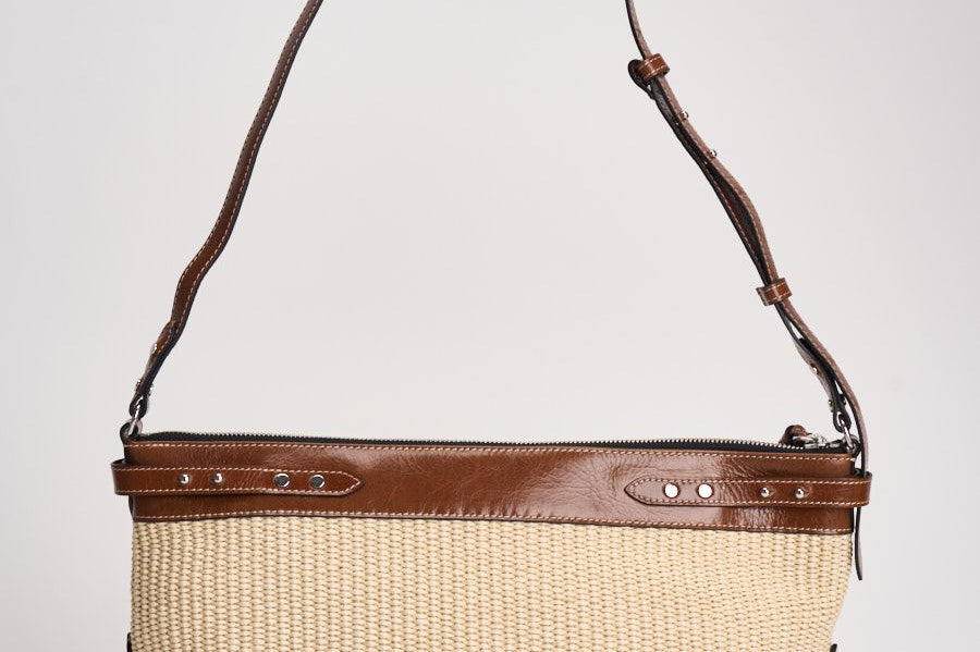 Borsa donna Winna day in rafia beige BF0127FB D1X02MNLCG ISABEL MARANT 