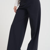 Pantalone donna a palazzo blu notte W25701 60 RRD 