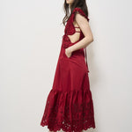 Abito donna lungo rosso 337217 RED FARM RIO GLOBAL 