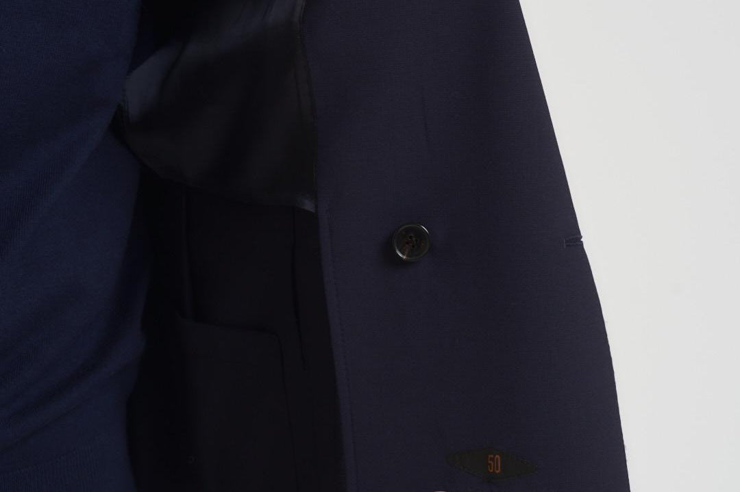 Abito uomo doppiopetto blu notte BOLGHERIPO 40011211 BRIGLIA 