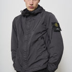 Giubbotto uomo con cappuccio grigio 4100092 S0A23V0065 STONE ISLAND 