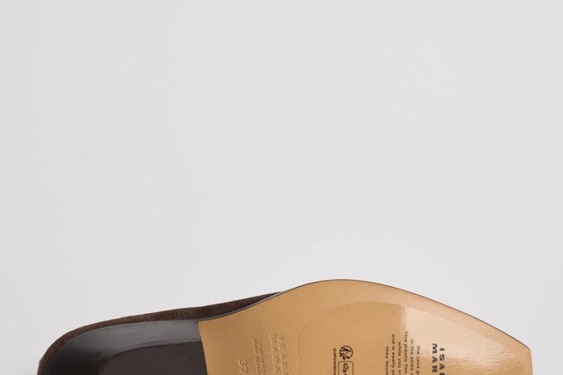Stivale donna "Duerto" in suede testa di moro BO0003FA A1A03S50CL ISABEL MARANT 