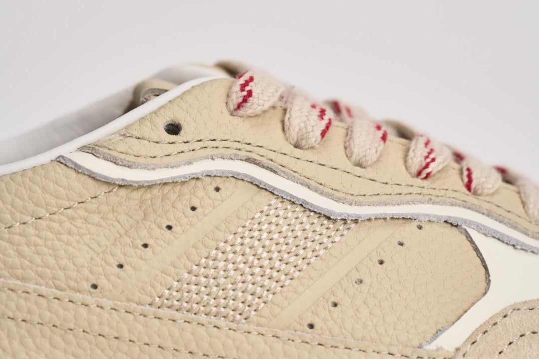 Sneakers donna in suede beige S100709 01 ALOHAS 