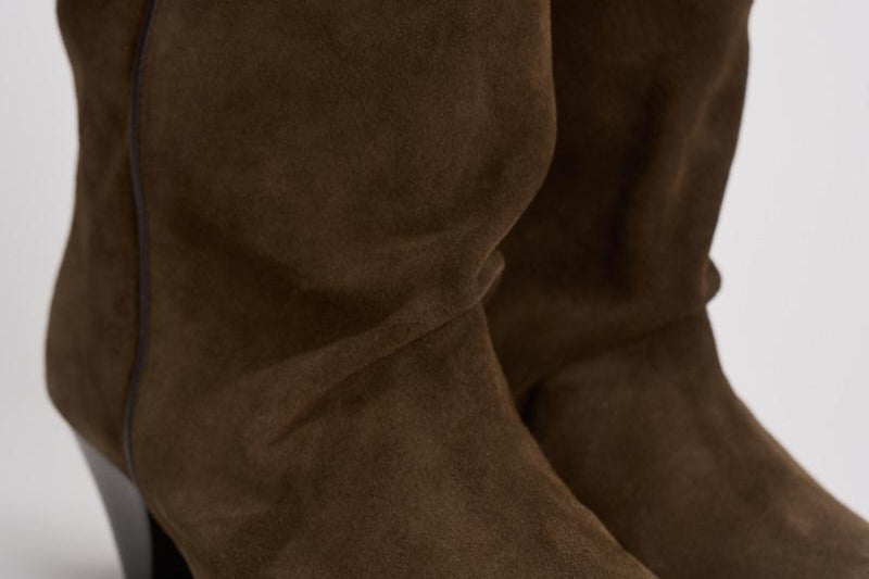 Stivale in camoscio drappeggiato BO0188FB C1A20S50BZ ISABEL MARANT 