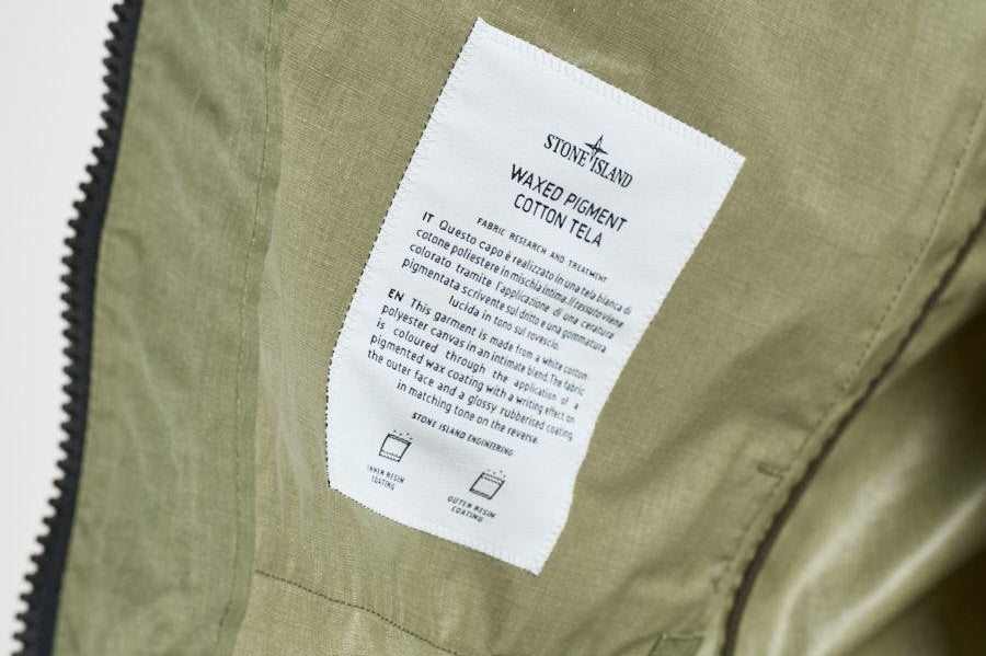 Giubbotto uomo in nylon verde militare 4100054 S0290V005G STONE ISLAND 