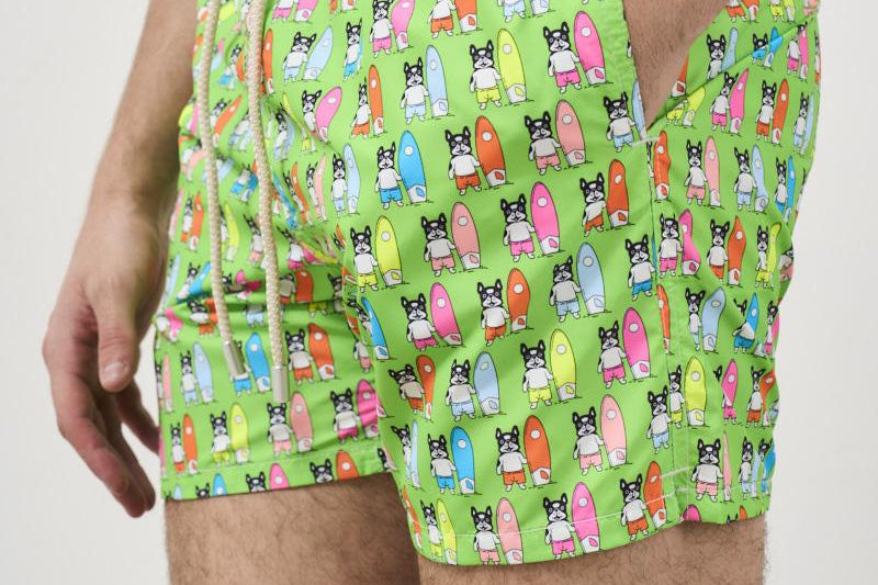 Costume da bagno uomo con stampa LIG0003 02770F75 MC2 SAINT BARTH 