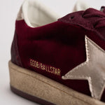 Sneakers Ballstar donna bordeaux GWF00117 F00747640533 GOLDEN GOOSE 