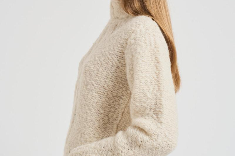 Maglia donna Romane con trecce panna PU0694FA C3L07I23EC ISABEL MARANT 