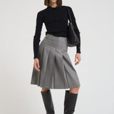 Gonna donna midi Gimmy grigia GIMMY 010 MAX MARA STUDIO 