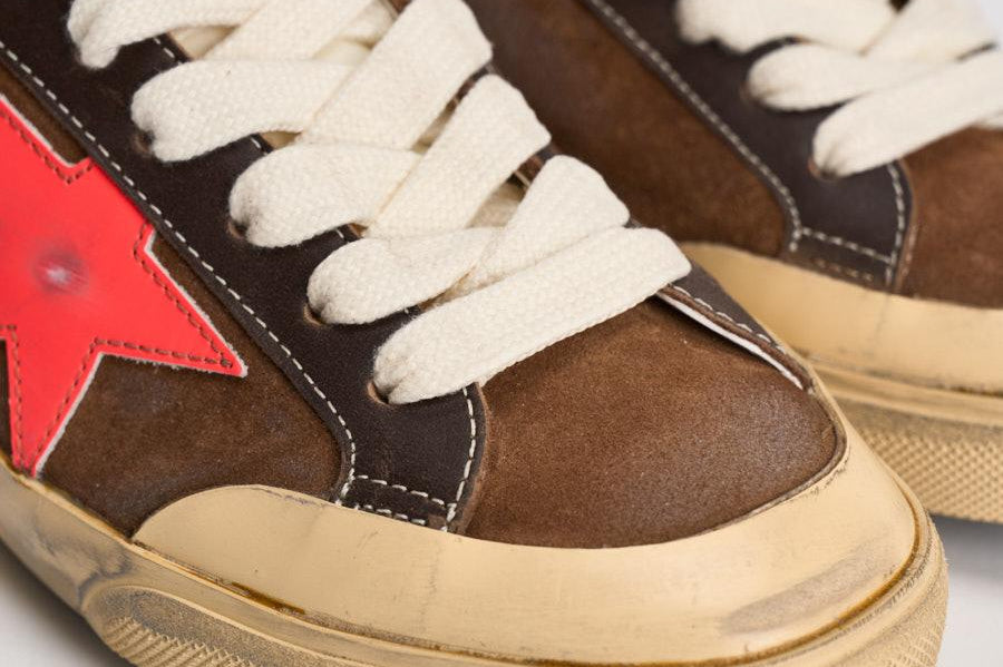 Sneakers uomo Super-star marrone GMF01026 F00810855737 GOLDEN GOOSE 
