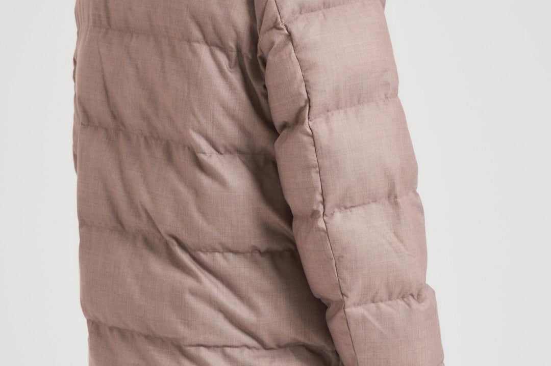 Piumino uomo trapuntato beige MAIERPCKFLANEL 11BEIGE MC2 SAINT BARTH 