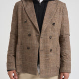 Giacca uomo doppiopetto marrone CN5027 CORTECCIA CIRCOLO 1901 