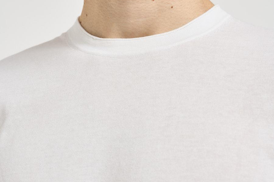 T-shirt uomo girocollo bianca 302821 01 KANGRA 