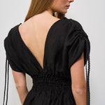 Abito donna lungo nero AD2613O 2002 ALPHA STUDIO 