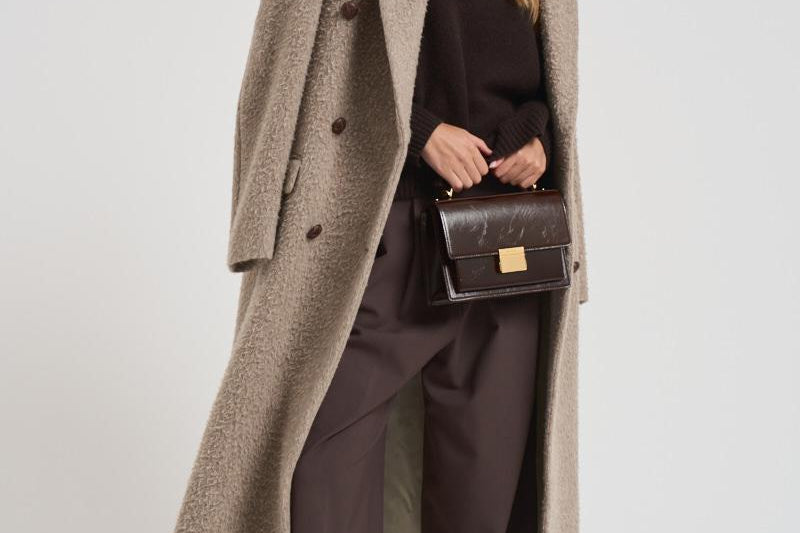 Cappotto doppiopetto con cintura donna GWP02319 P00209160407 GOLDEN GOOSE 