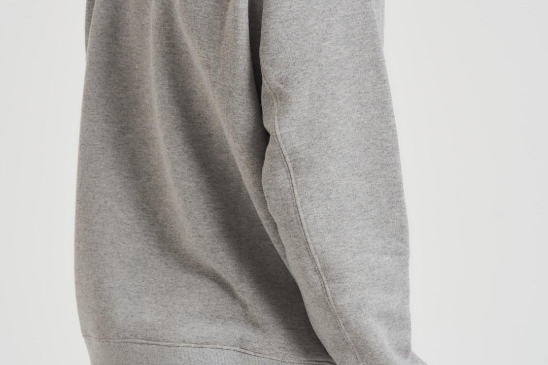 Felpa uomo College grigia SWPM U4HQ AUTRY 