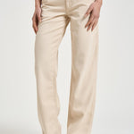 Jeans donna dritto beige PA0590FA B1H07I23EC ISABEL MARANT 