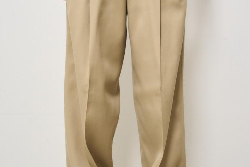 Pantalone donna wide-leg beige GWP01203 P00117015272 GOLDEN GOOSE 