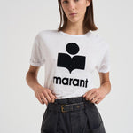 T-shirt donna bianca Koldi TS0004FA A1N09E20WH MARANT ETOILE 