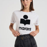 T-shirt donna bianca Koldi TS0004FA A1N09E20WH MARANT ETOILE 