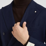 Giacca uomo doppiopetto blu notte 2813 557015 L.B.M. 