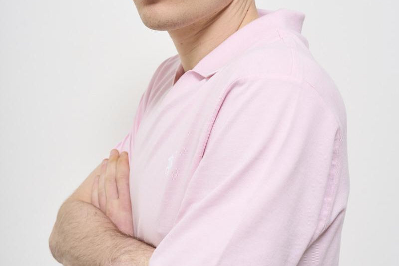 Polo uomo rosa 710964535 002 RALPH LAUREN 