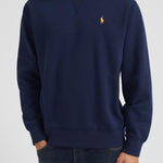 Felpa uomo girocollo blu 710P01523 002 RALPH LAUREN 