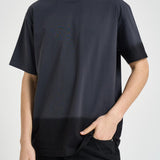 T-shirt uomo girocollo grigia e nera KQ9787 BLACK Y-3 