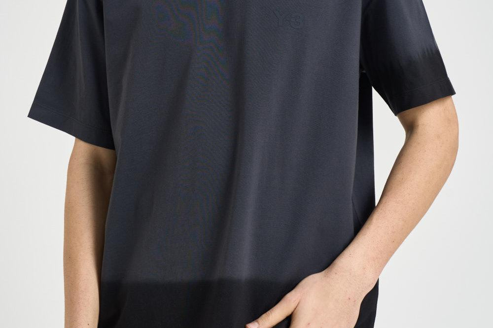 T-shirt uomo girocollo grigia e nera KQ9787 BLACK Y-3 