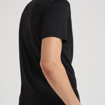 T-shirt uomo nera SH000760 NERO ACCADEMIE TESSILI 