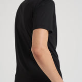 T-shirt uomo nera SH000760 NERO ACCADEMIE TESSILI 
