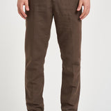 Pantalone uomo in lino marrone PG26 82 PERFECTION 
