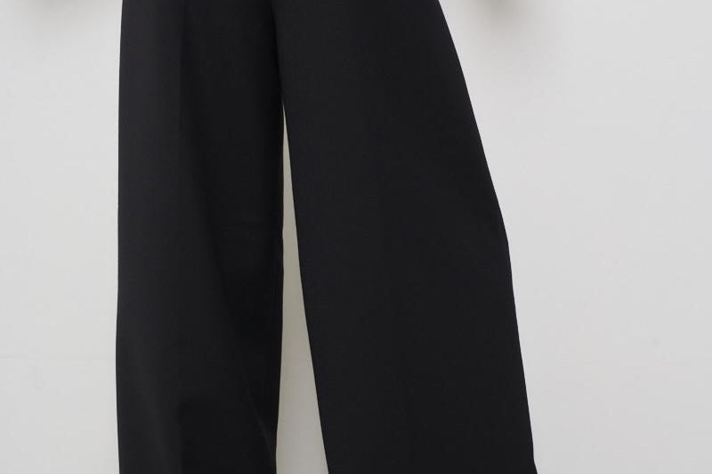 Pantalone donna over Lou neri 10389 BLACK ANINE BING 