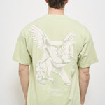 T-shirt uomo girocollo verde MLM41066 37 REPRESENT 
