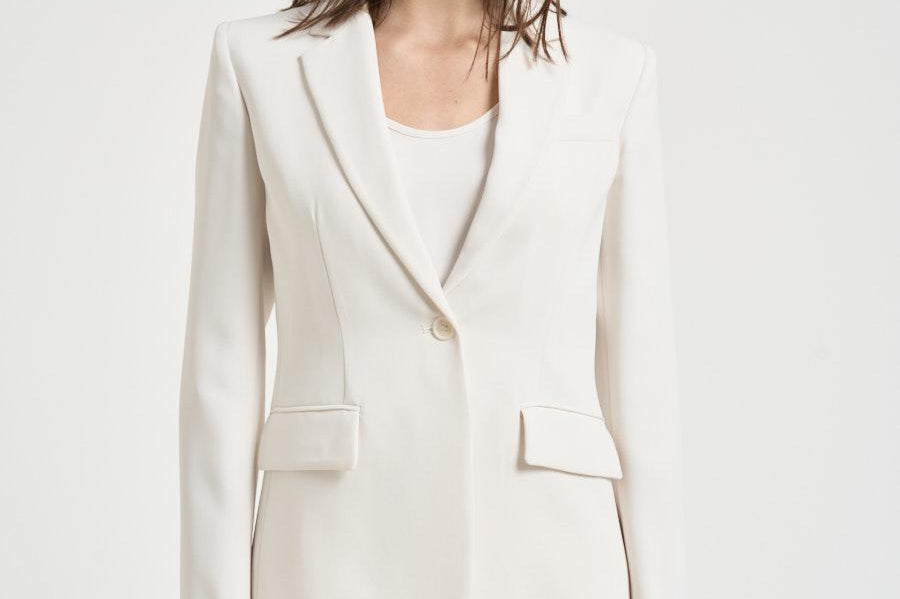 Blazer donna monopetto Cady bianco D420220 PANTY26002 P.a.r.o.s.h. 