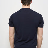 T-shirt uomo girocollo blu AU1020C 1001 ALPHA STUDIO 