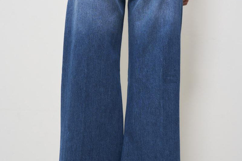 Jeans donna Marlen in denim scuro DP775 DF0290800 DONDUP 