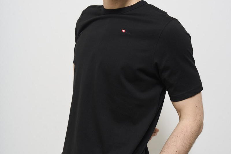 T-shirt uomo girocollo nera A14931 0NIAX9XX DIESEL 