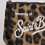 Pochette donna Aline Felt Leo animalier ALINE FELTLEO18 MC2 SAINT BARTH 