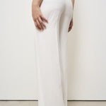 Pantalone donna wide-leg bianco 173874 D9469011 INCOTEX 