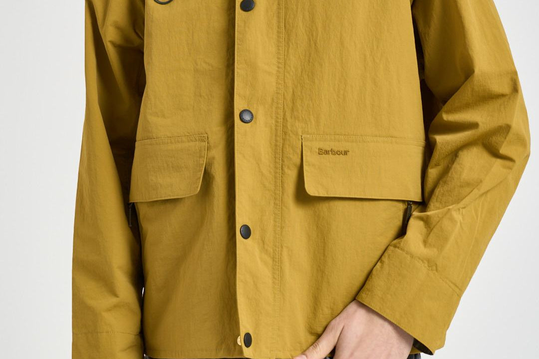 Giacca uomo Icons Spey Jacket casual giallo ocra MCA1093 GN21 BARBOUR 