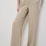 Pantalone donna sabbia wide-leg D231087 PANTY25003 P.a.r.o.s.h. 