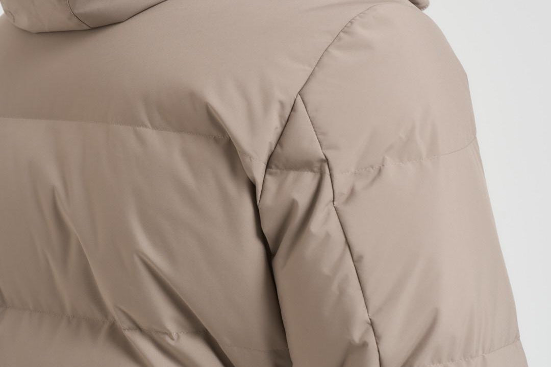 Piumino uomo midi sabbia F09MUCX501 16126 MONTECORE 