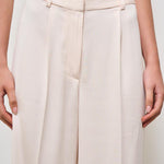 Pantalone donna Saby a palazzo rosa SABY IVORY IRO 