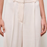 Pantalone donna Saby a palazzo rosa SABY IVORY IRO 