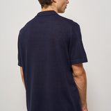 Polo uomo blu LDM310120 460460DARK NAVY LES DEUX 