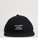 Cappellino uomo nero con ricamo CP194 CO138BL DROLE DE MONSIEUR 