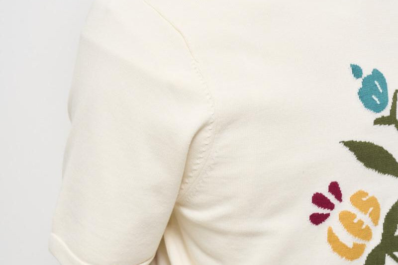 Camicia uomo in cotone panna LDM310155 215215IVORY LES DEUX 