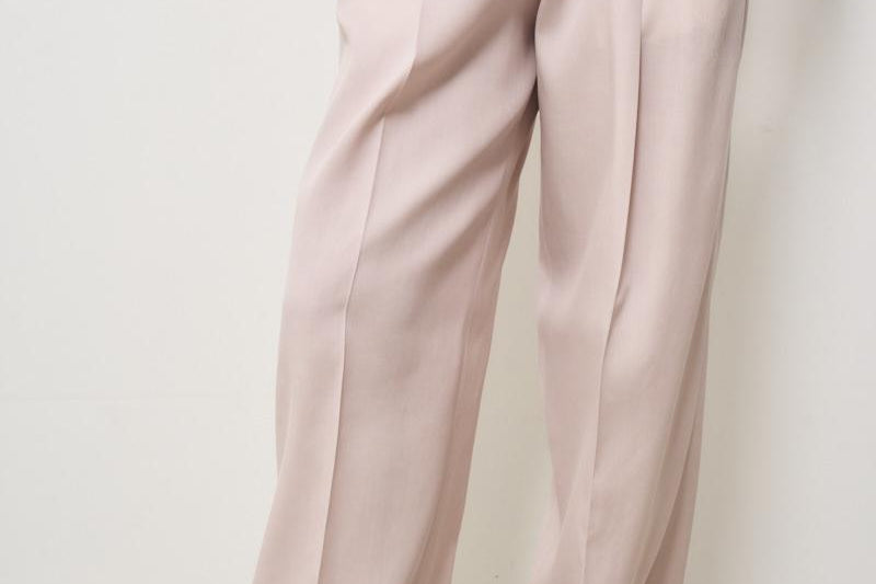 Pantalone donna wide leg rosa GWP01203 P00196525235 GOLDEN GOOSE 
