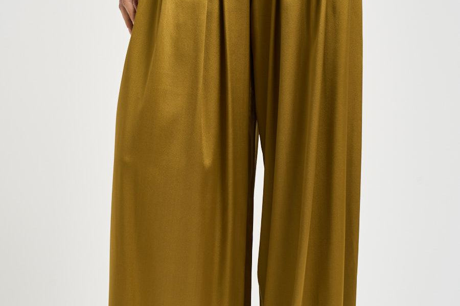 Pantalone donna Sandy a palazzo oro 326SS3808S GOLDEN DANAME 